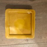 3 small decorative yellow plates