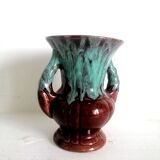Vase céramique émaillée ADP, style Vallauris