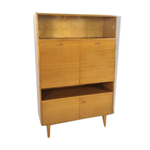meuble bar avec mur miroir
