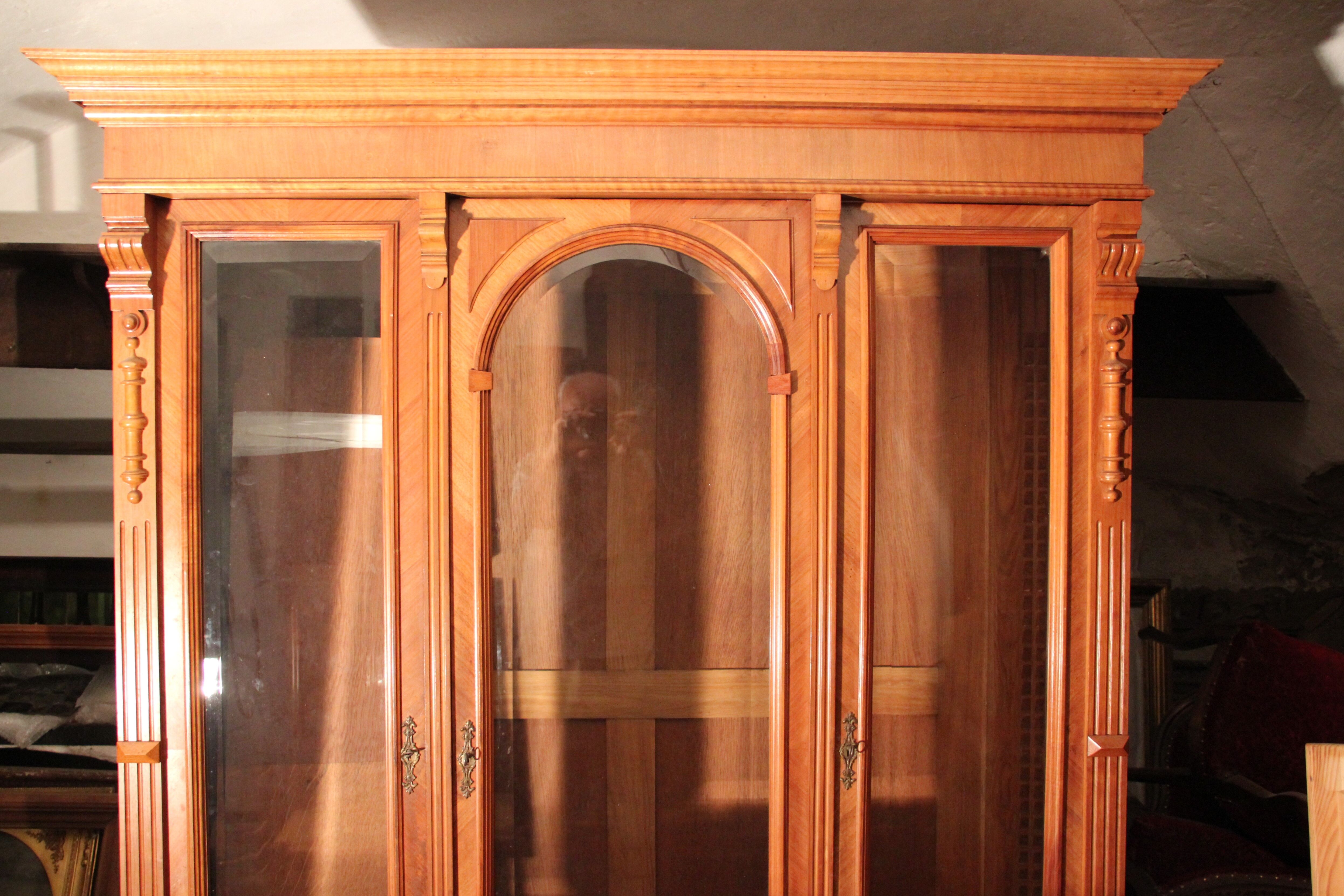 Nineteenth century library cabinet