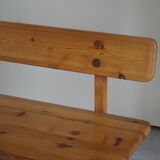 Mid century Swedish pine bench, made by Carl Malmsten for Karl Andersson & Söner, 1960s