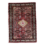 Tapis Vintage Hamadan Fait Main en Laine – Années 1970 – 73 x 113 cm – Rug