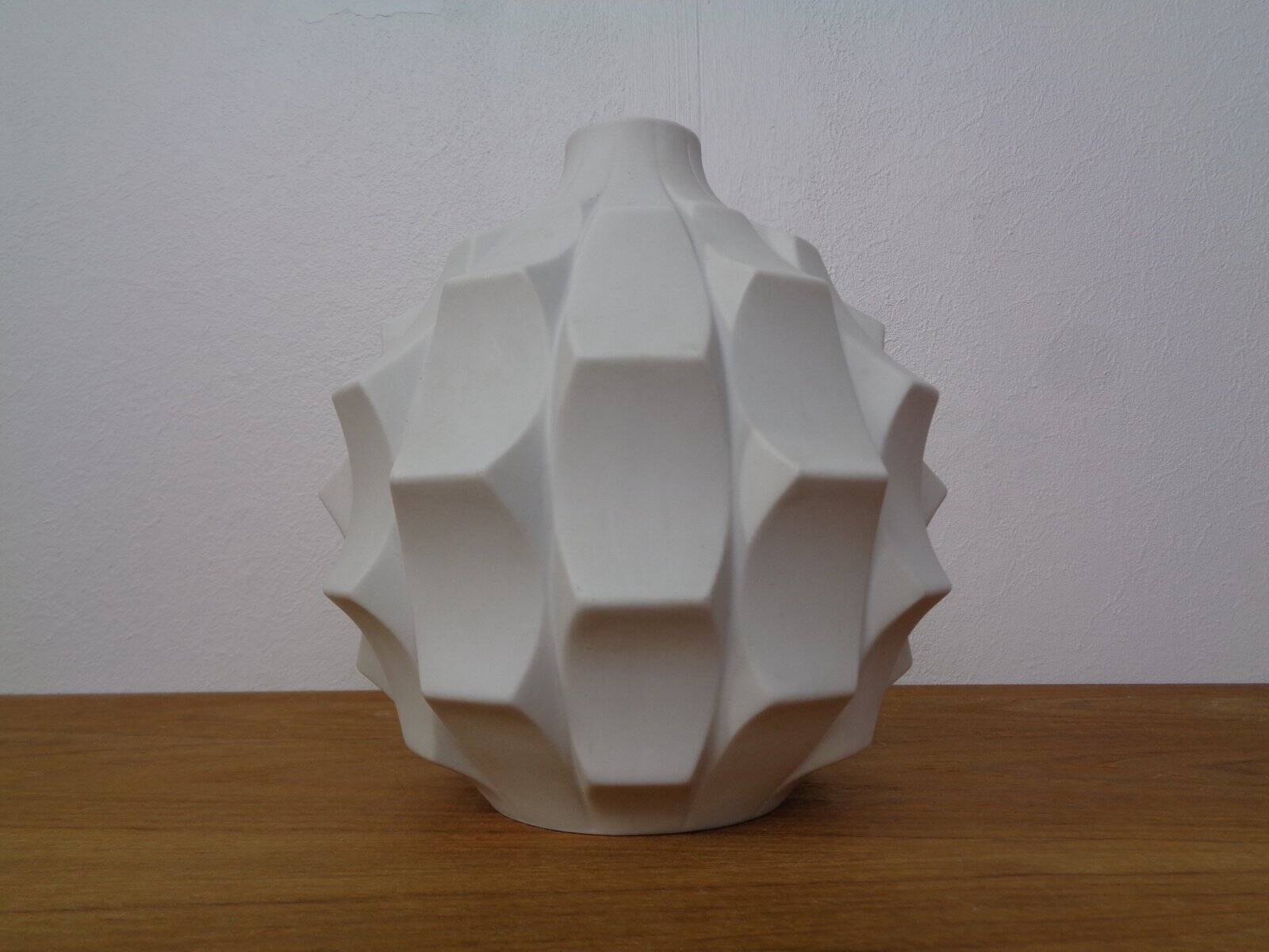 Mid-Century Artichoke Op Art Vase from Hutschenreuther, Germany, 1960s
