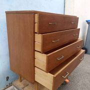 Vintage light oak chest of drawers