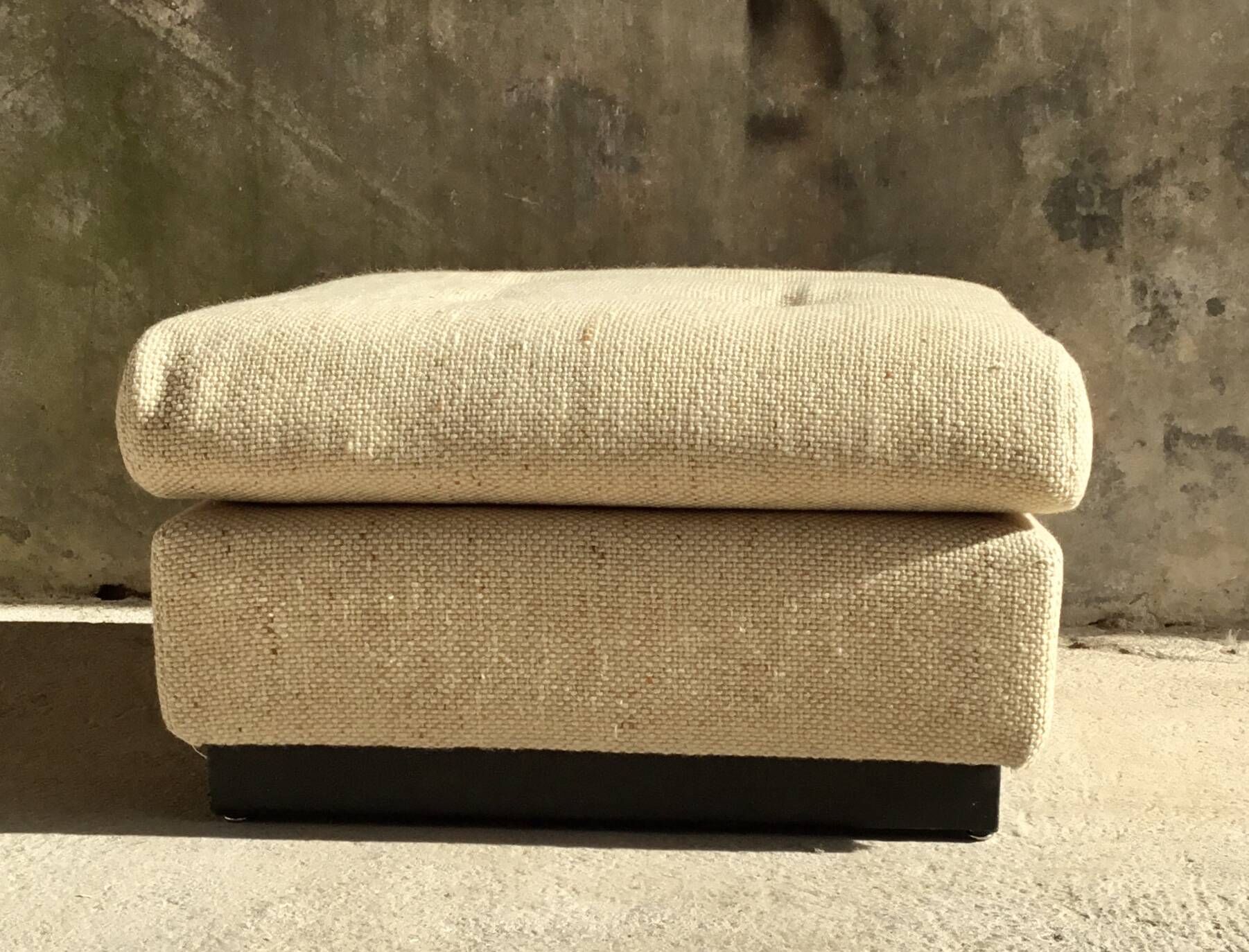 Side table or footrest by Eddie Harlis for Mobilier International