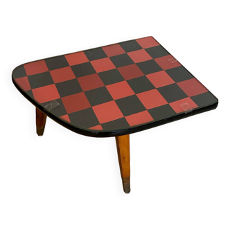 Formica checkerboard coffee table