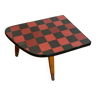 Formica checkerboard coffee table