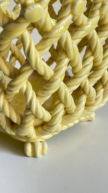 Vintage Braided Cache-Pot