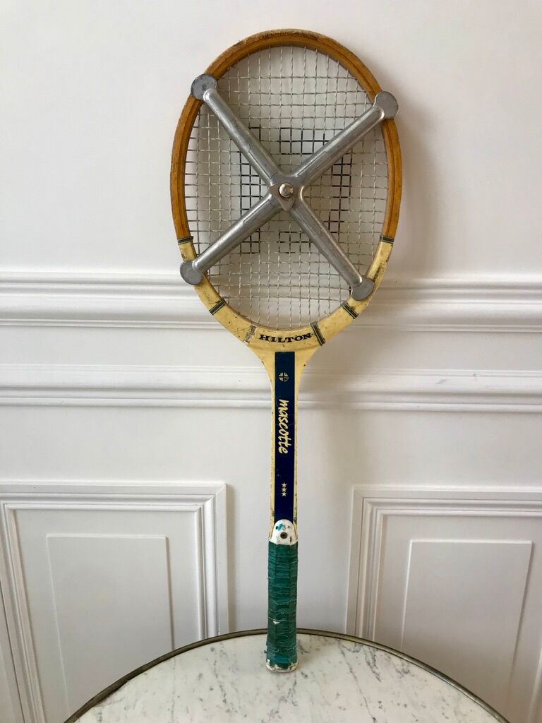 vintage racket with tensioner Mascot 70s