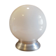 Opaline globe lamp