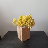 Paire de vases en bois
