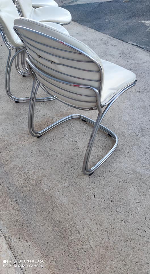 Six Sabrina model chairs by Gastone Rinaldi for Rima circa 1970