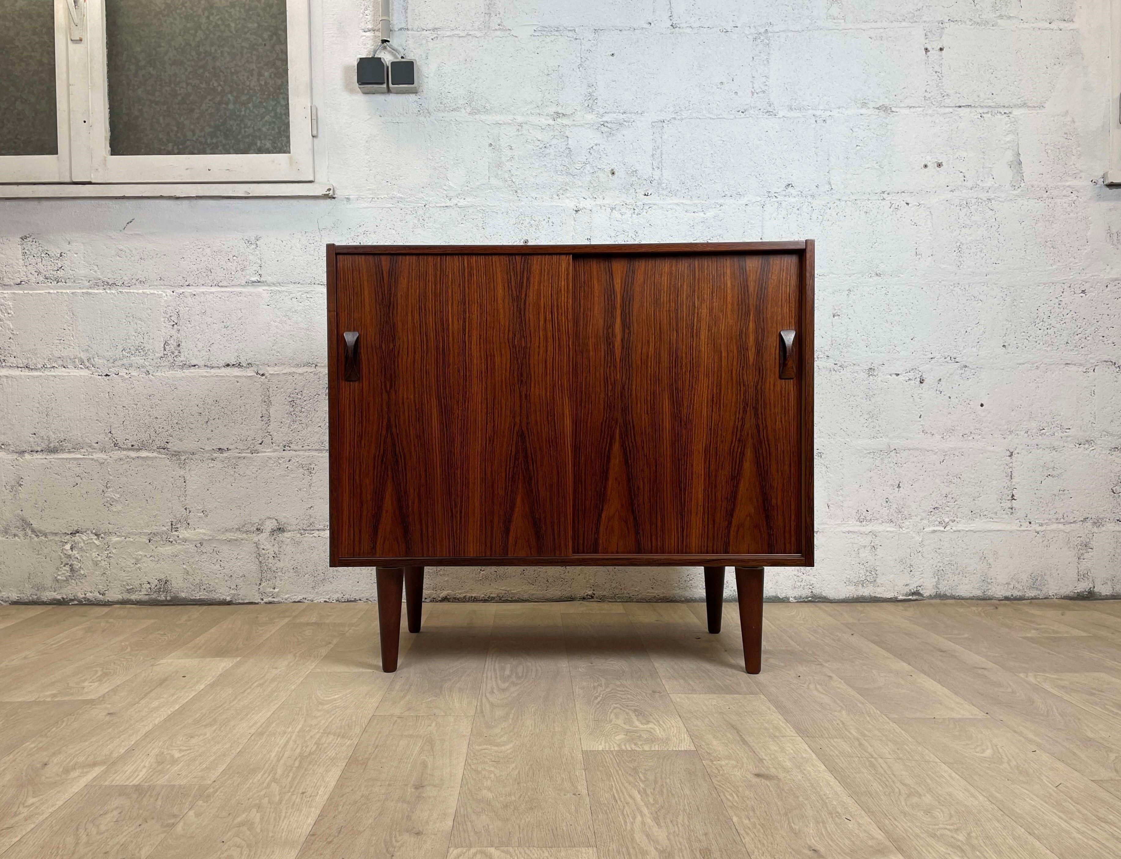 Scandinavian row by Brouer Møbelfabrik vintage rosewood, 60s