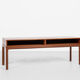 Console danoise du milieu du siècle en teck par Aksel Kjersgaard années 1960