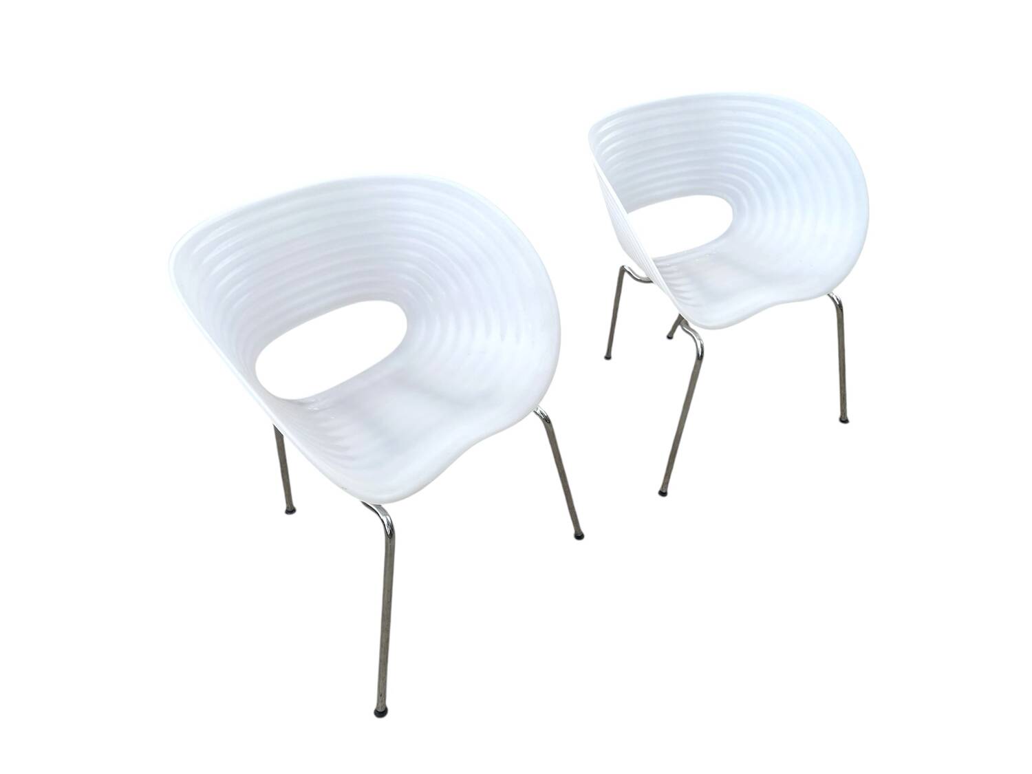 Lot de 2 chaises/fauteuils TOM VAC design by Ron Arad pour Vitra années 90