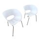 Lot de 2 chaises/fauteuils TOM VAC design by Ron Arad pour Vitra années 90