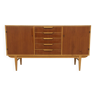 Scandinavian teak and oak sideboard, Bertil Fridhagen, Bodafors, Sweden, 1960