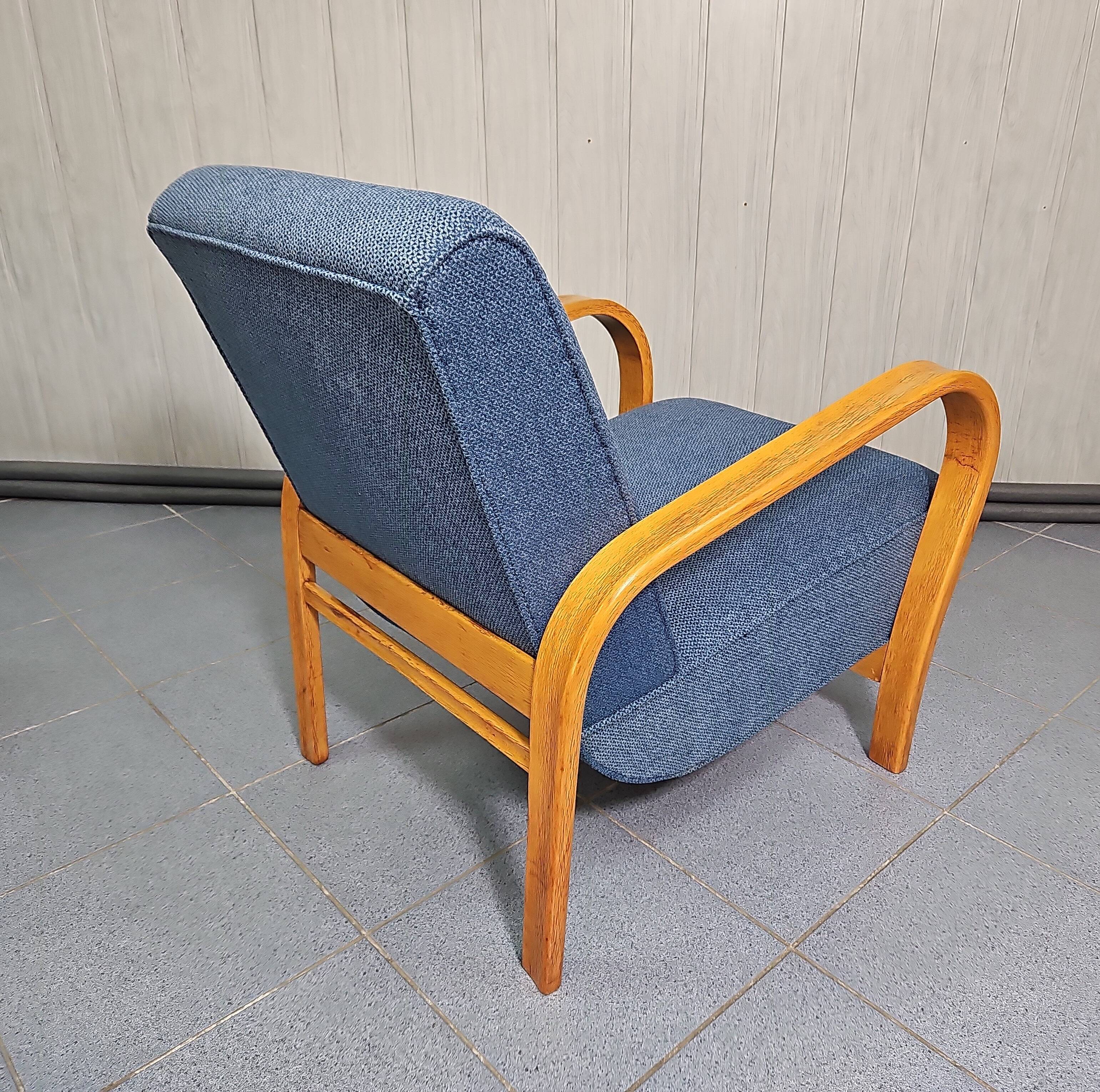 Pair of armchairs designed by K. Koželka & Antonín Kropáček for  Interier Praha Czechoslovakia 1950.