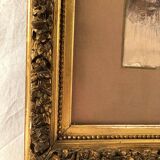 Louis Tauzin (1842-1915), “Landscape at the river” watercolor signed and framed