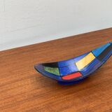 Bowl in West German pottery from the mid-century by Bodo Mans for Bay Keramik, 1960s.