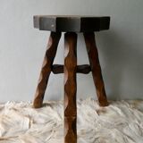 Solid wood tripod, mountain