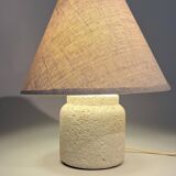 1960 travertine bedside lamp