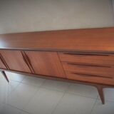 Scandinavian design enfilade in vintage teak