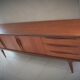 Scandinavian design enfilade in vintage teak