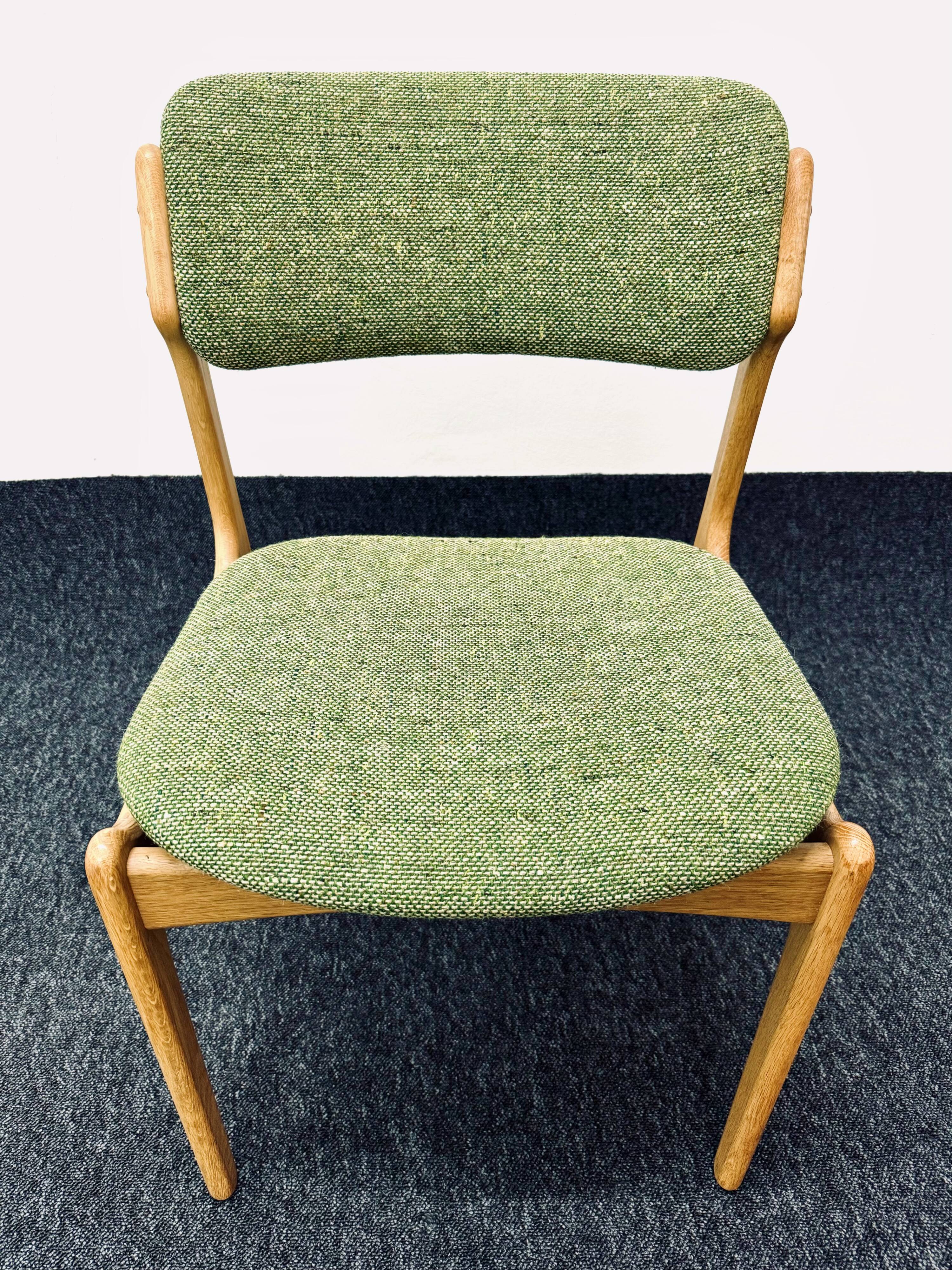 Set of 4 Danish Oak Dining Chairs by Erik Buch for O.D. Mobler