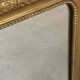 Antique Louis Philippe gilded vintage fireplace mirror - 86.5 x 62 cm