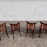 Series of 4 bistro chairs
