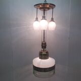 1910 Art Nouveau pull-out chandelier, Czechoslovakia