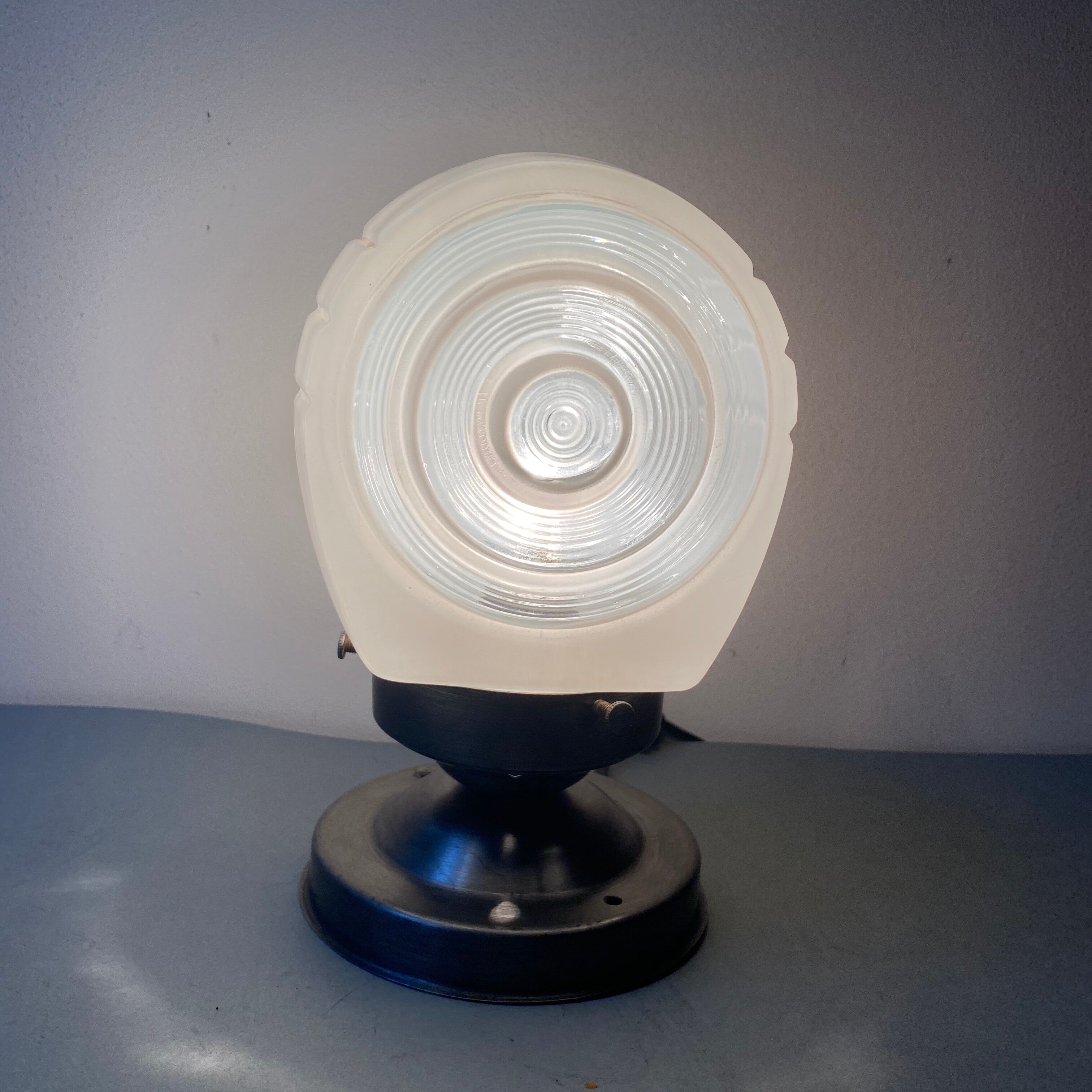Glass sconce