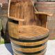 Fauteuil whisky barrel avec spinner