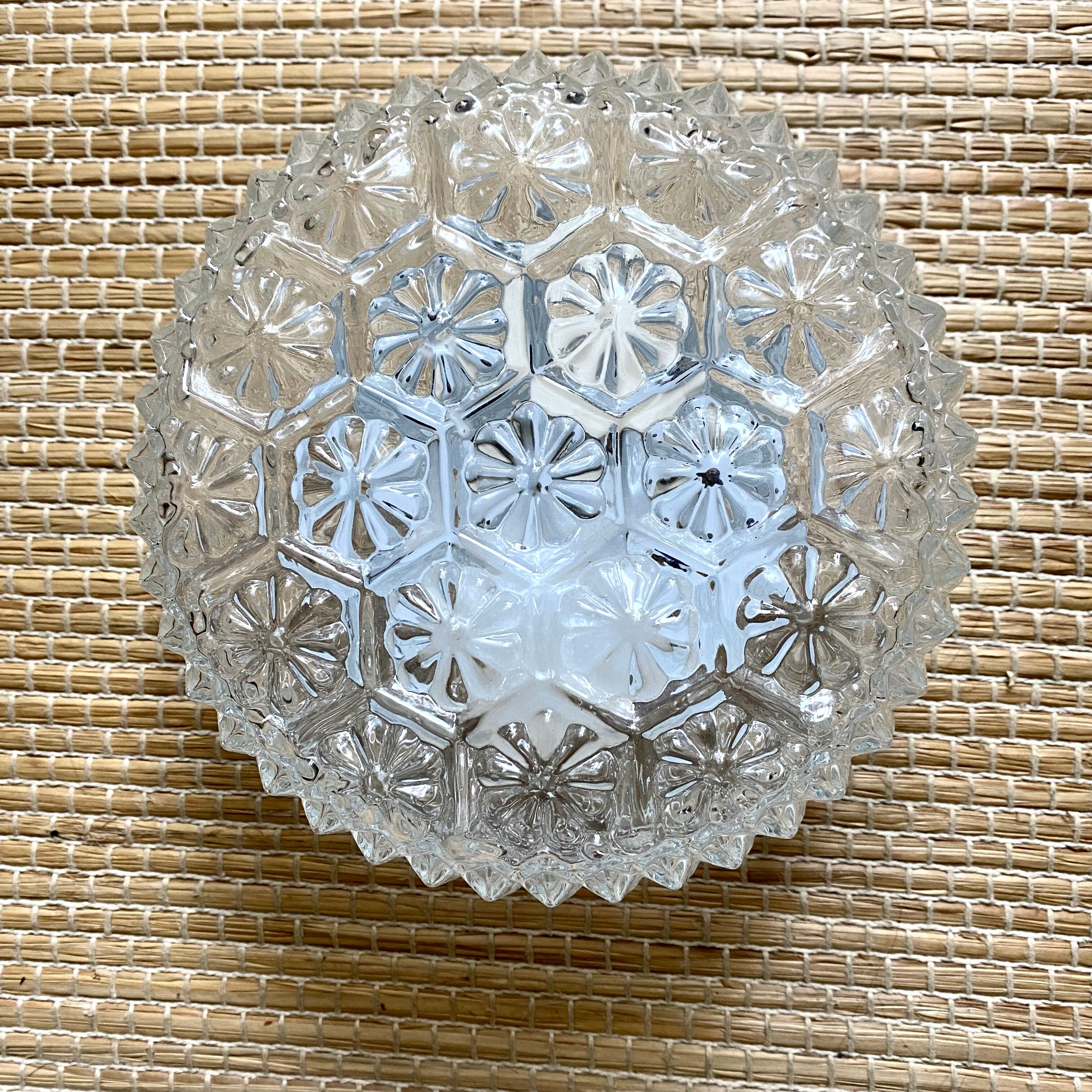 Vintage glass ceiling lamp