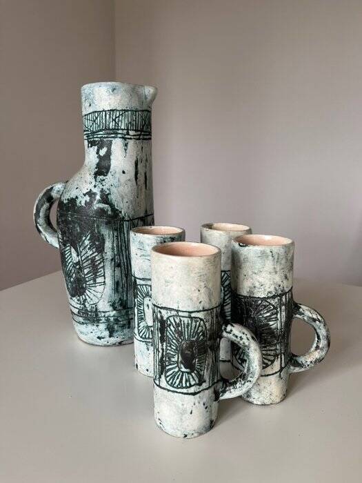 Jacques Blin orangeade set (5 pieces)