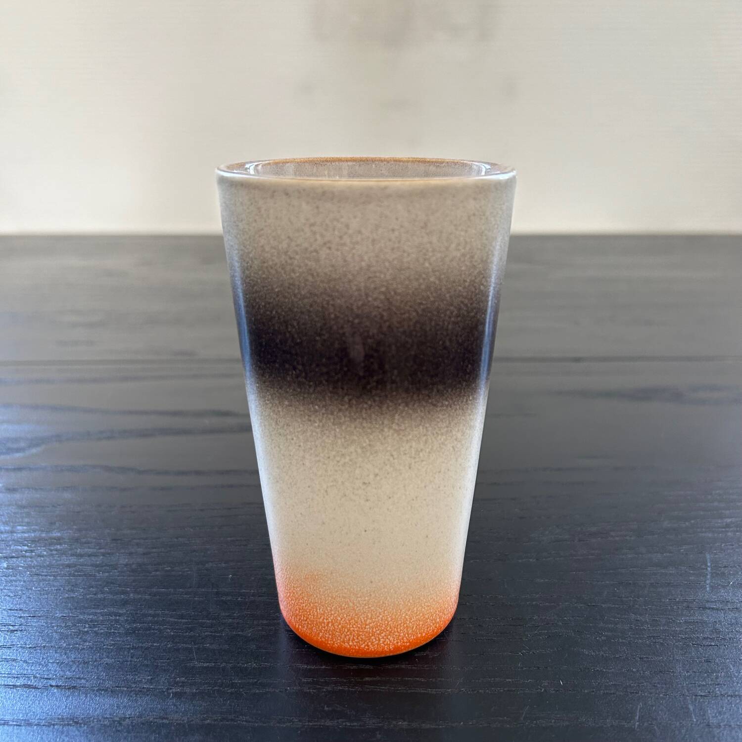 Small gray gradient Scandinavian vase