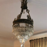 Crystal chandelier with tassels