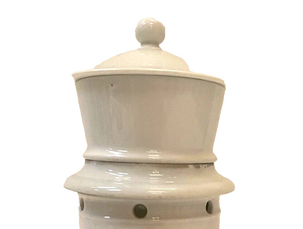 20th century white porcelain teapot