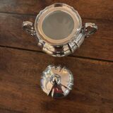 Service à thé et à café argent et porcelaine WMF