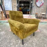 Vintage armchair in moumoute circa 1970