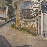 View of a village from the early 20th century by Ebar