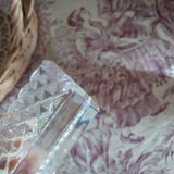 Antique crystal knife rests