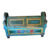 Ancien coffre indien en bois