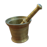 Mortar, apothecary pestle