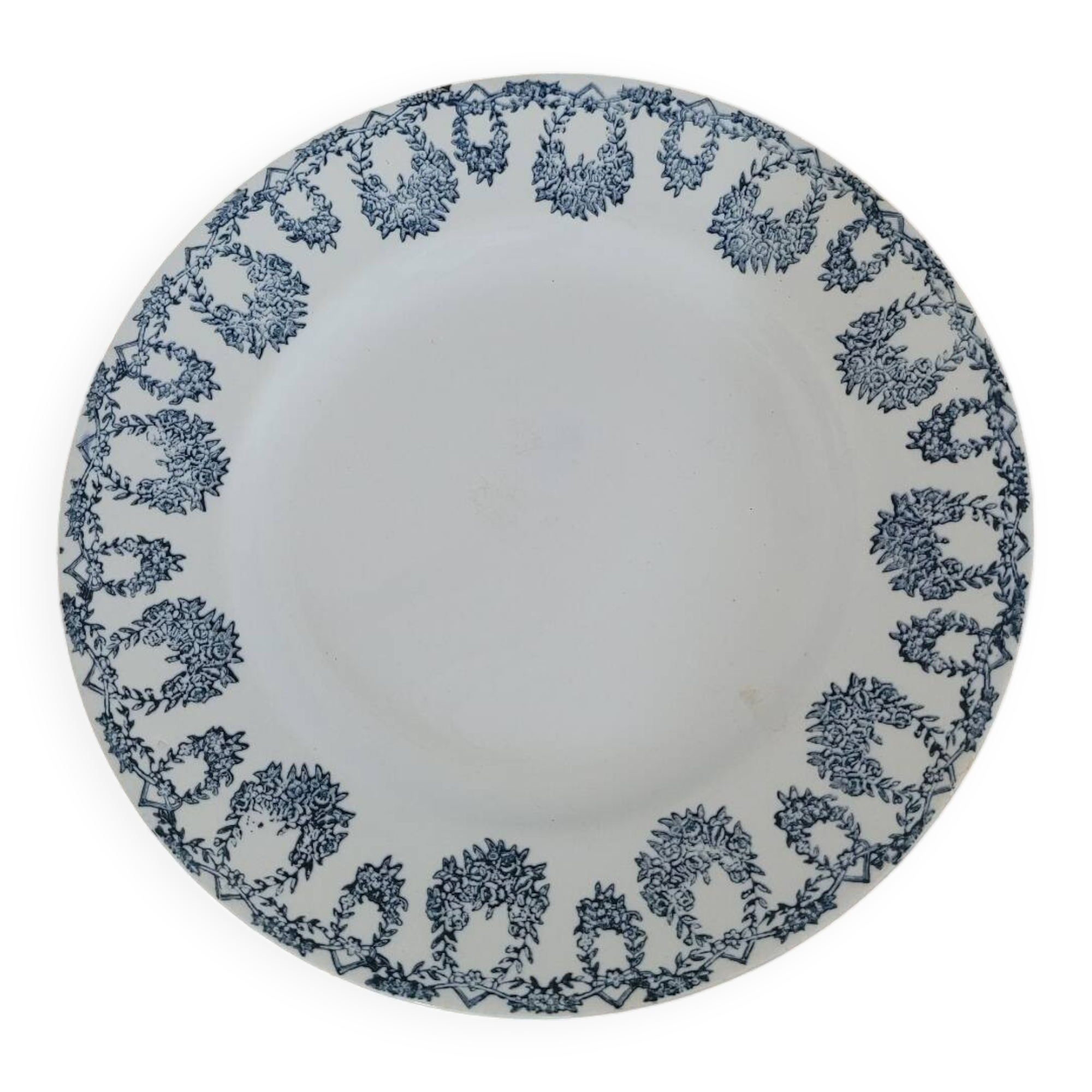 Assiette plate Terre de fer Colbert