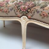 Canapé  tapisserie de style Louis XV