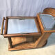 Vintage bar trolley service with detachable mirror service tray