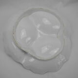 Ancien plat serviteur mendiant porcelaine