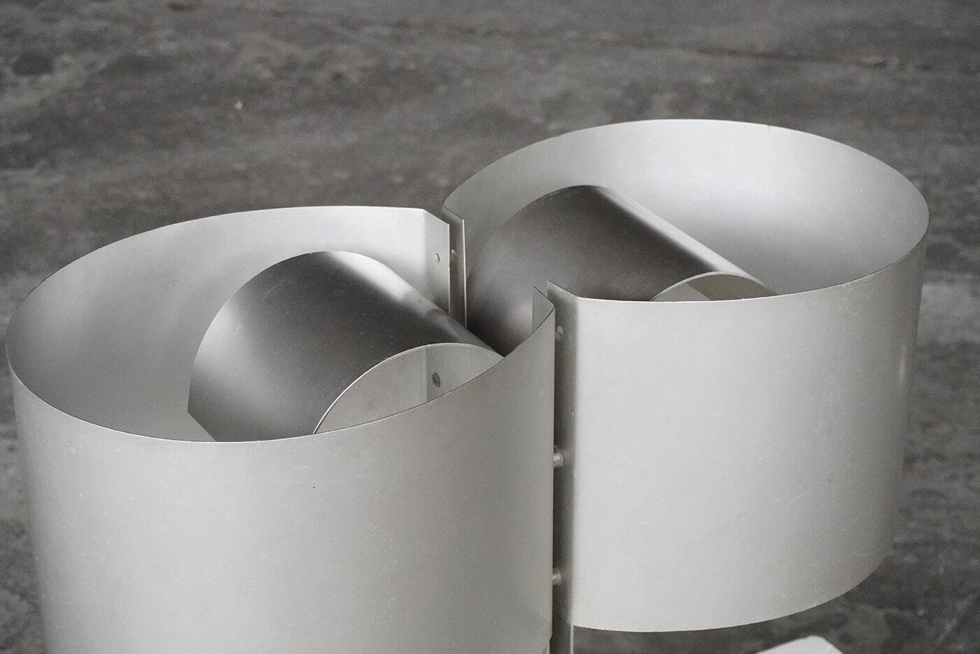 Aluminium Table Lamp by Giuliano Cesari for New Lamp, Italy, 1970s